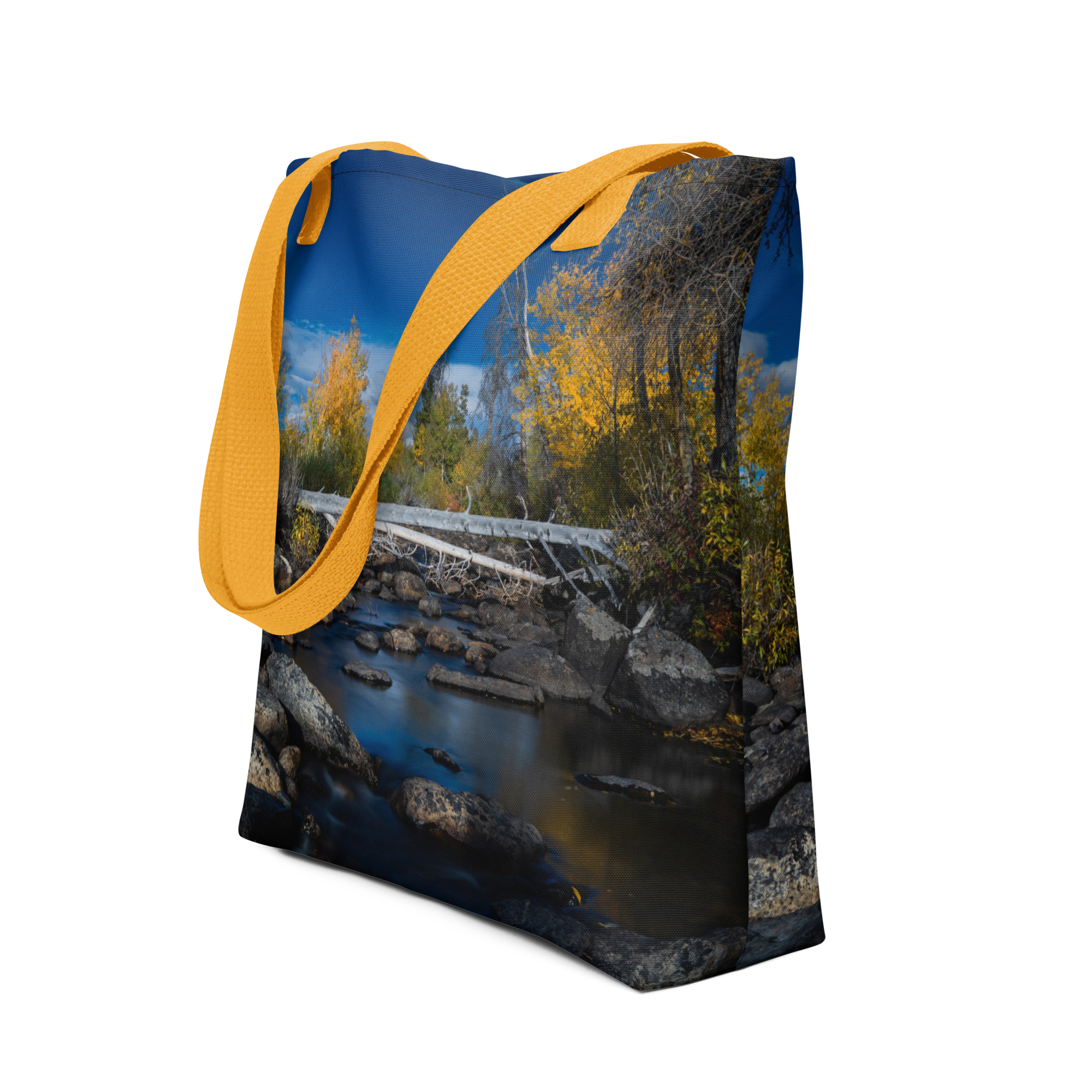 Aspens in the Fall All-Over Print Small Tote bag