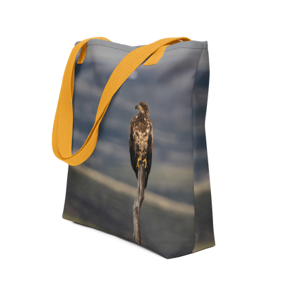 Young Bald Eagle Tote bag