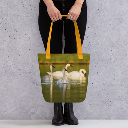 Swans Tote bag