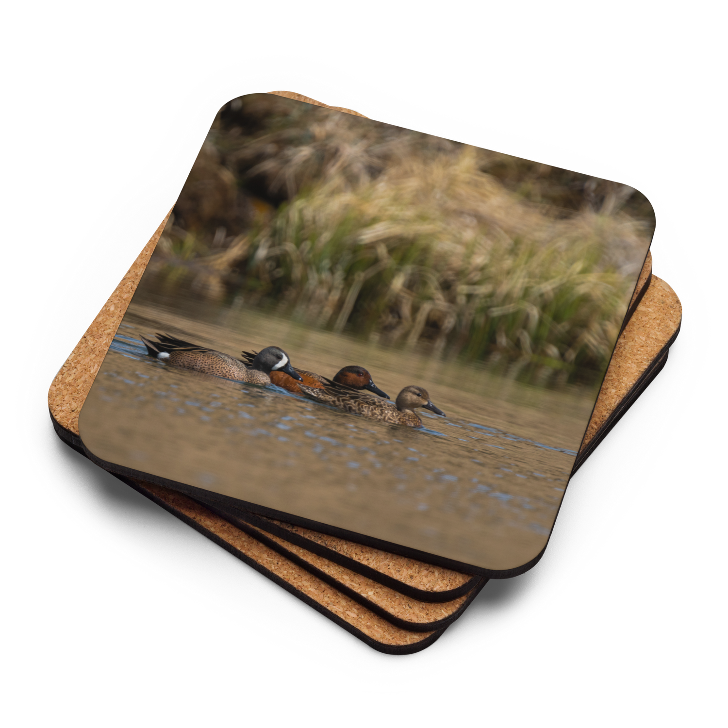 Ducks Cork-back coaster