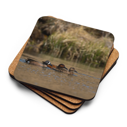 Ducks Cork-back coaster