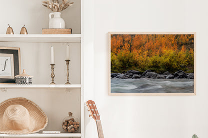 Green River, Wyoming in the Fall Home Decor Wall Art