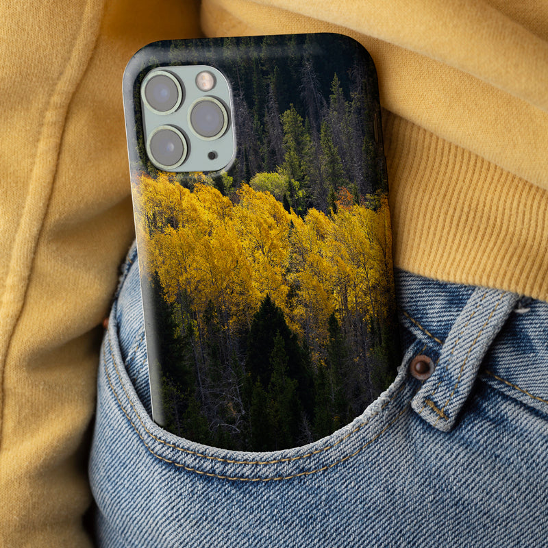 Beautiful Aspen Trees in the Fall Tough Case for iPhone®