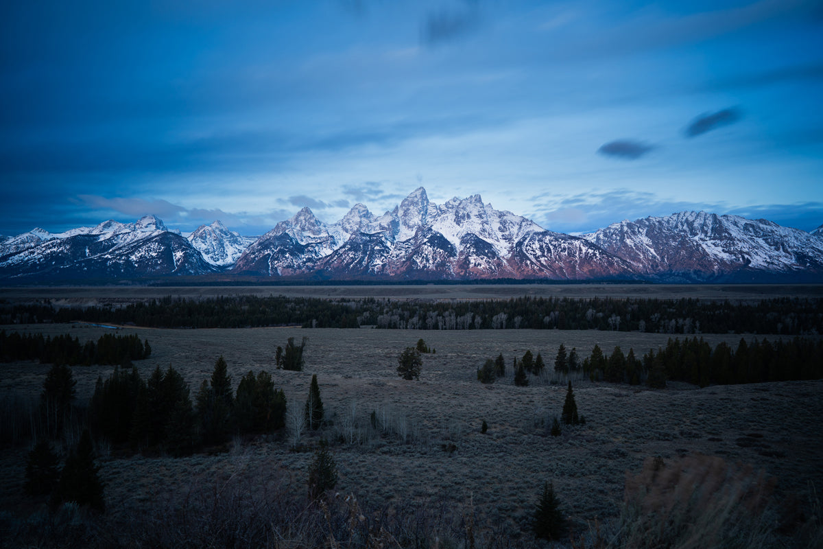 Grand Tetons Art Print: Capturing the Majestic Peaks at Sunrise