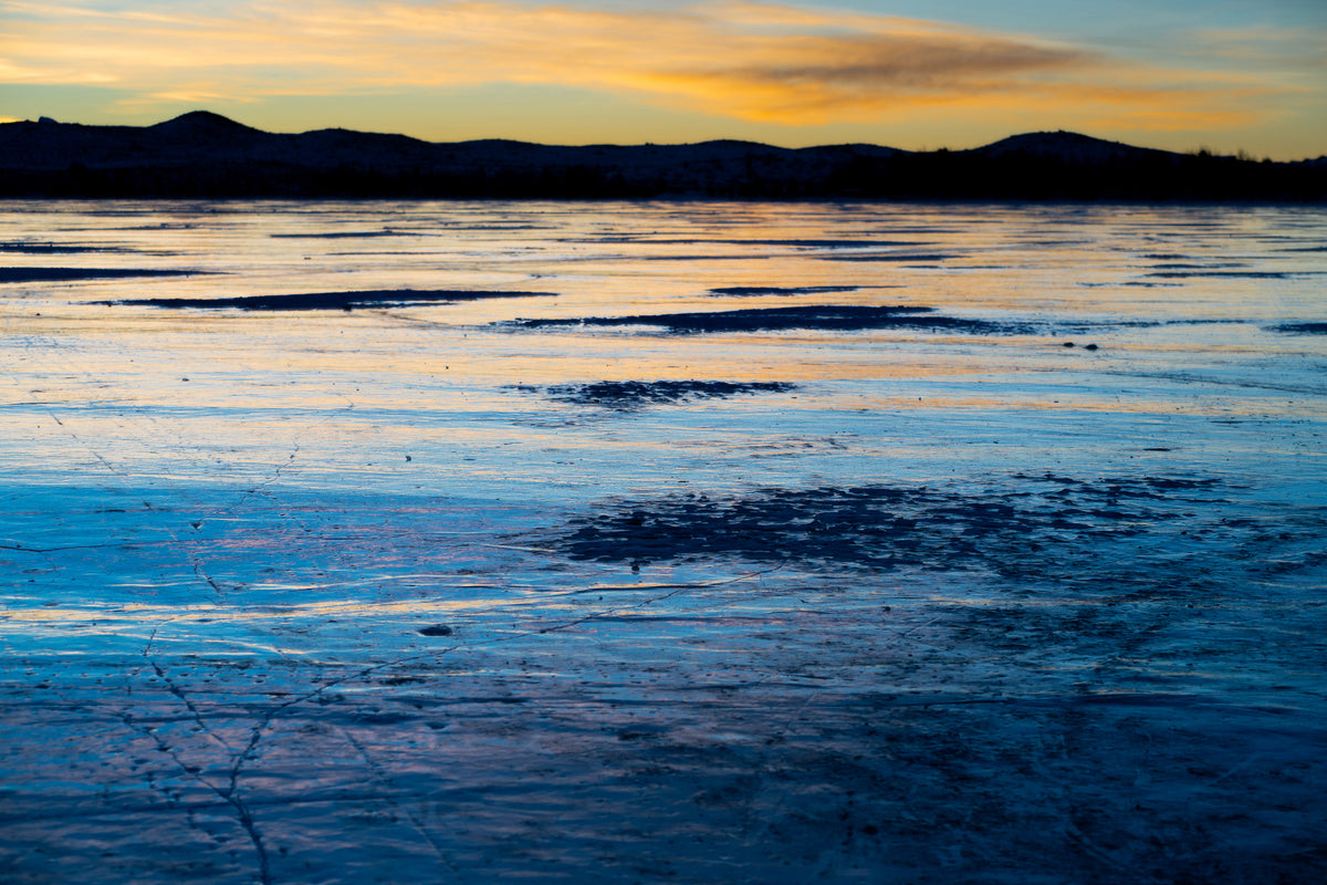 Frozen Lake Wall Art: A Captivating Winter Scene