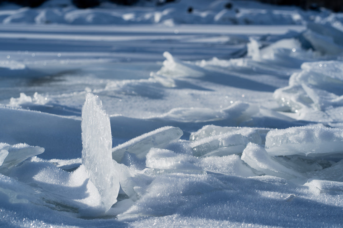 Landscape Photography: Frozen Fremont Lake, Wyoming