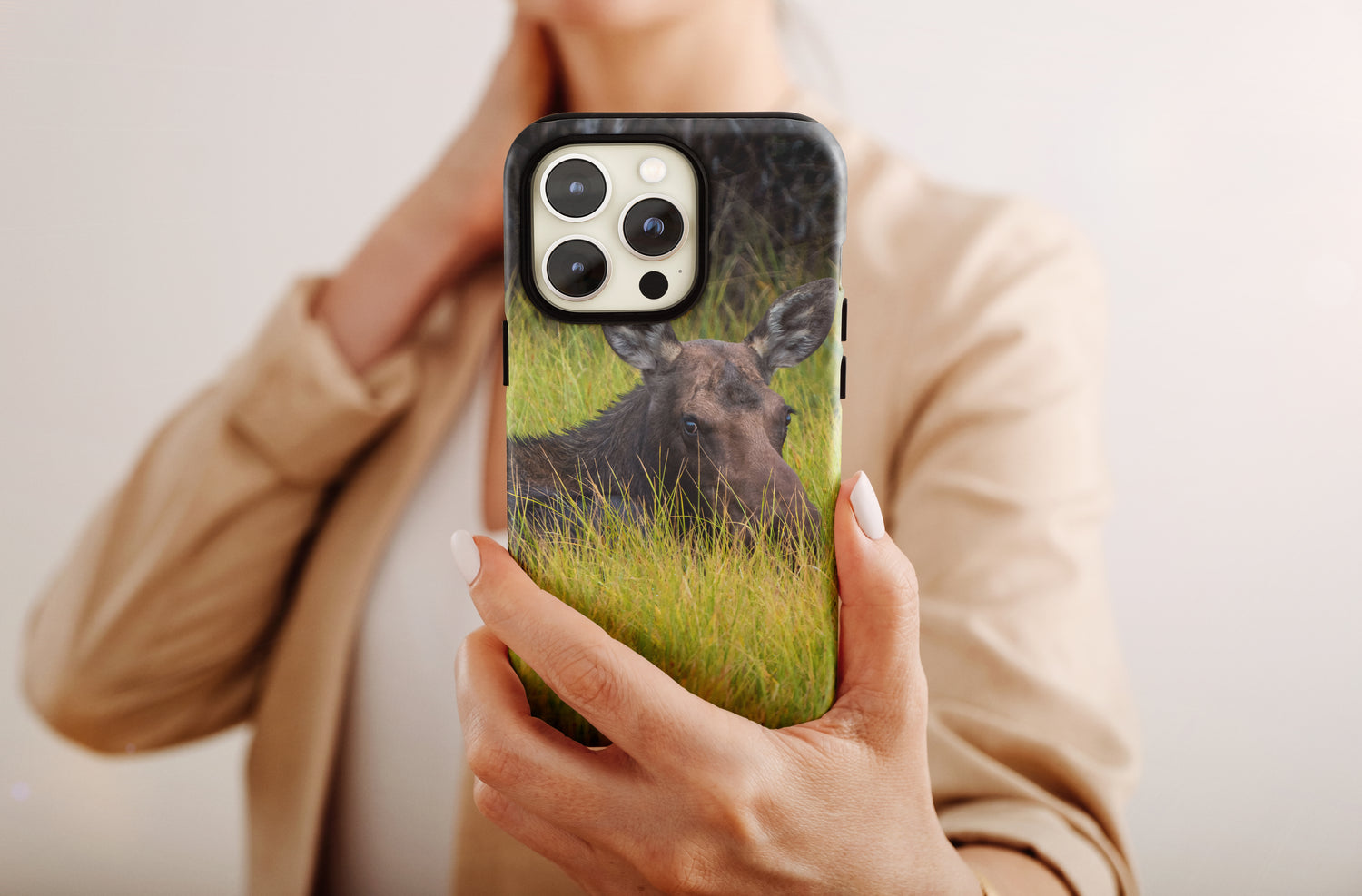 iPhone Cover — Moose in the First Light, Built for the Way You Move