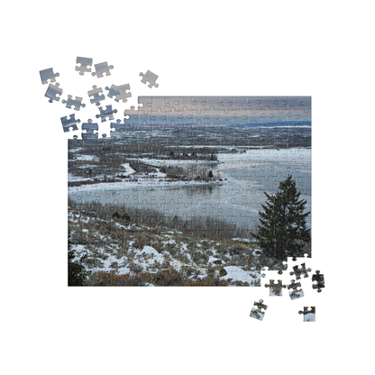 Jigsaw puzzle Willow Lake, Wyoming Scenerie
