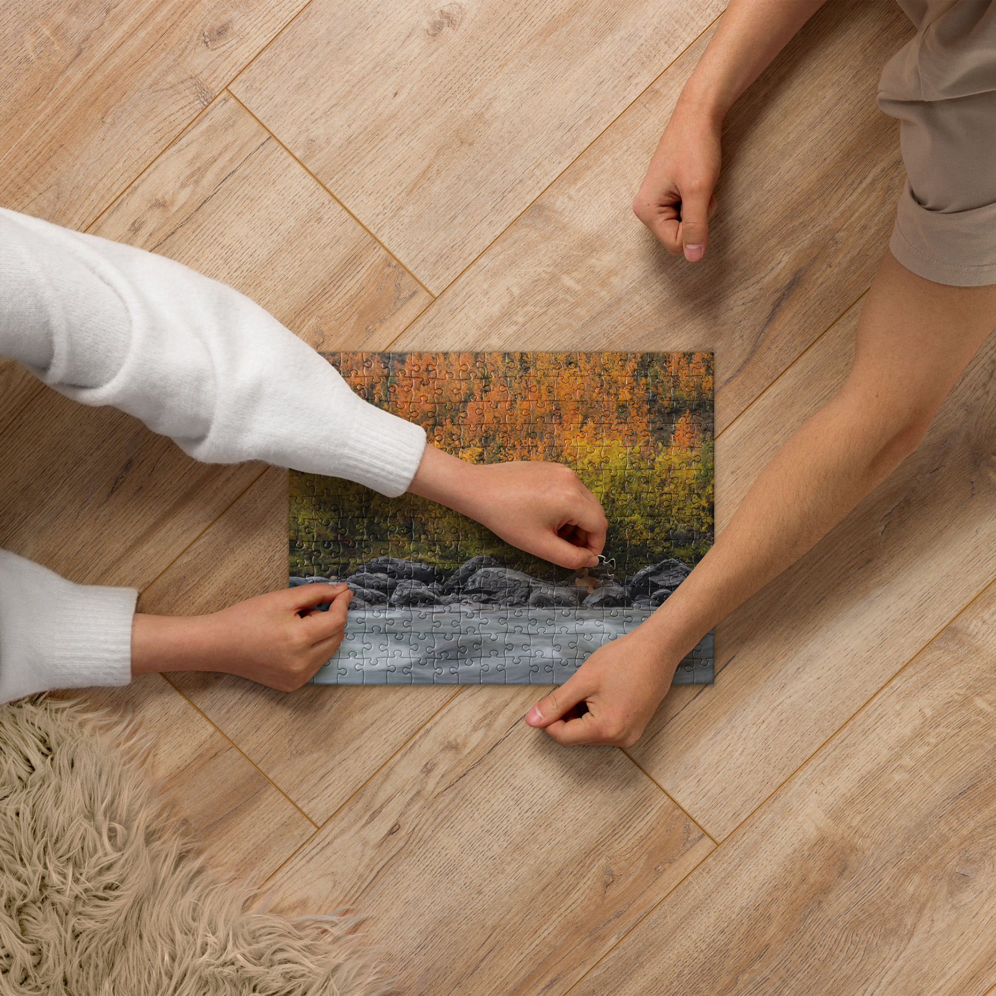 Creek in the Fall Jigsaw puzzle