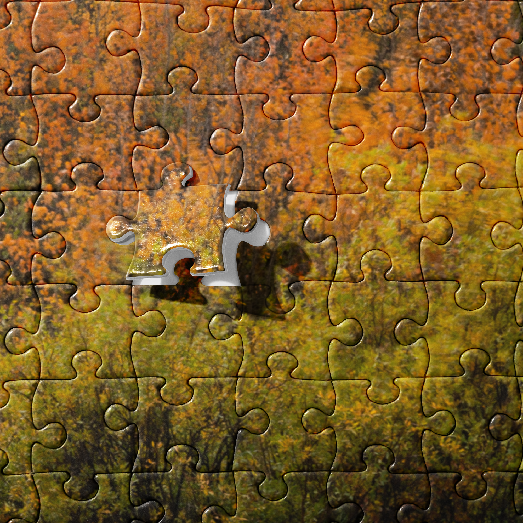 Creek in the Fall Jigsaw puzzle