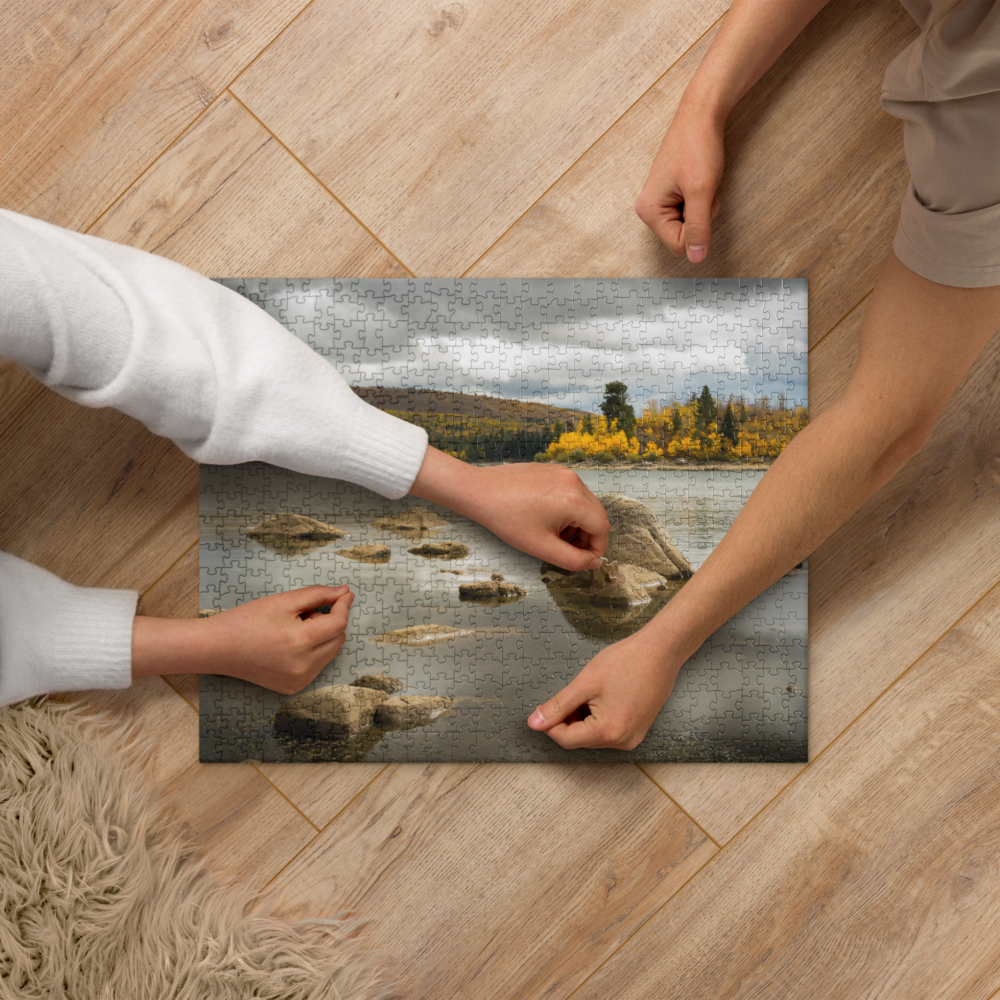 Fall Lake Scenery  Jigsaw puzzle