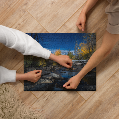 Fall Creek SceneryJigsaw puzzle