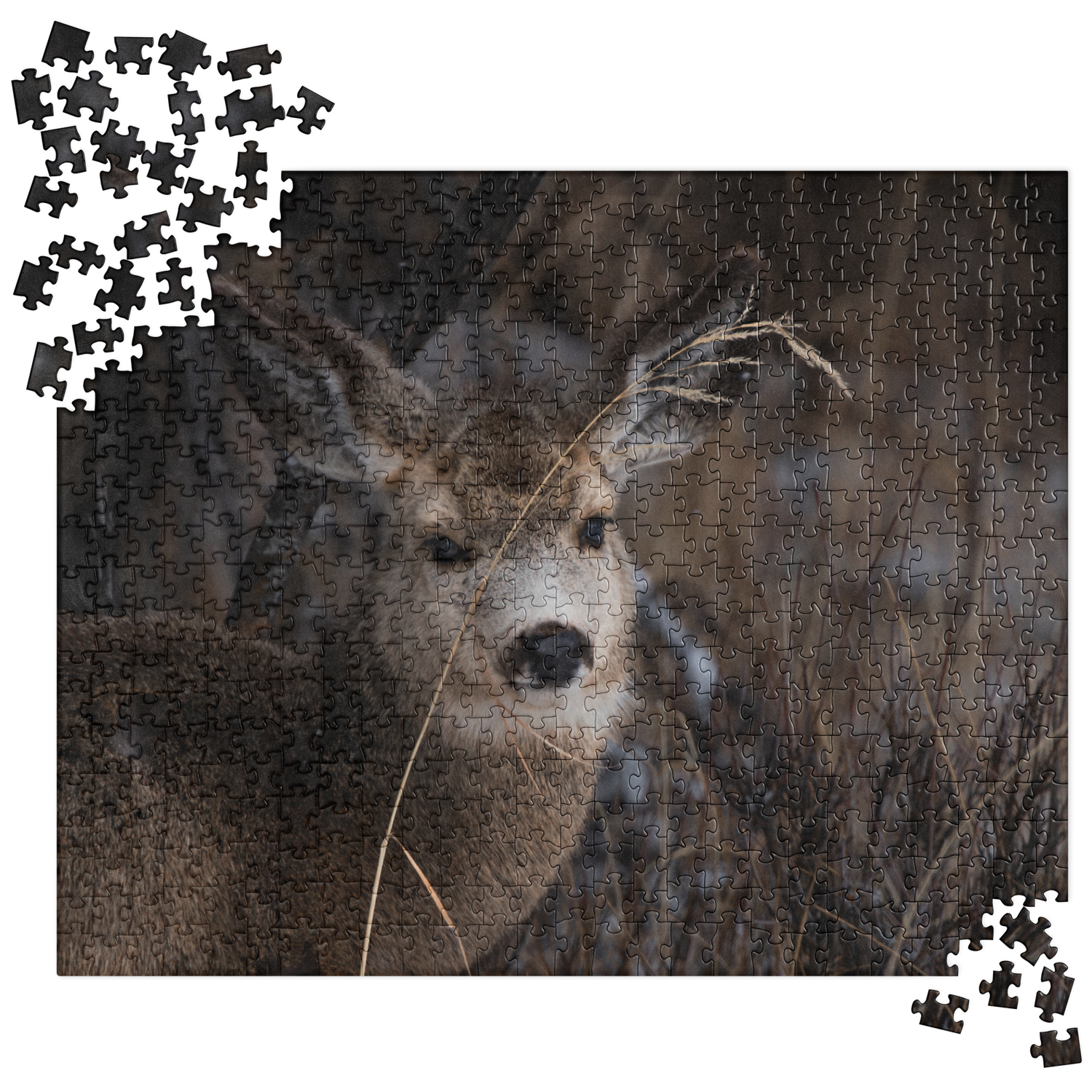 Deer in Every Puzzle: Piece Together the Magic of Wyoming’s Winters