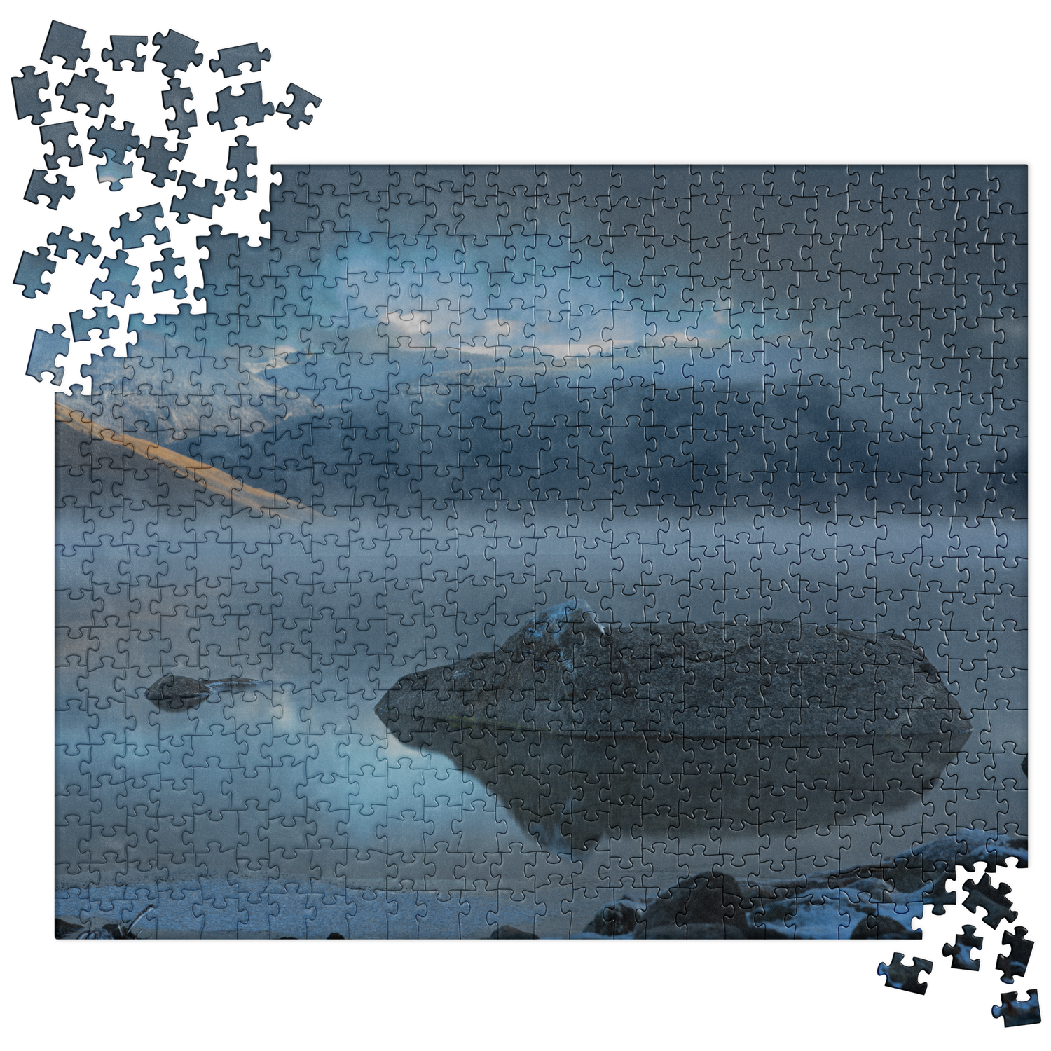 Puzzle Your Way to the Perfect Lake View: Willow Lake’s Winter Magic