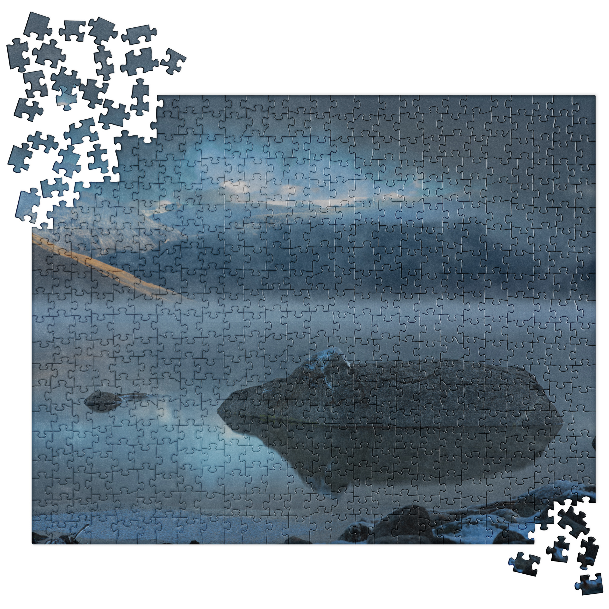 Puzzle Your Way to the Perfect Lake View: Willow Lake’s Winter Magic