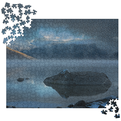 Puzzle Your Way to the Perfect Lake View: Willow Lake’s Winter Magic