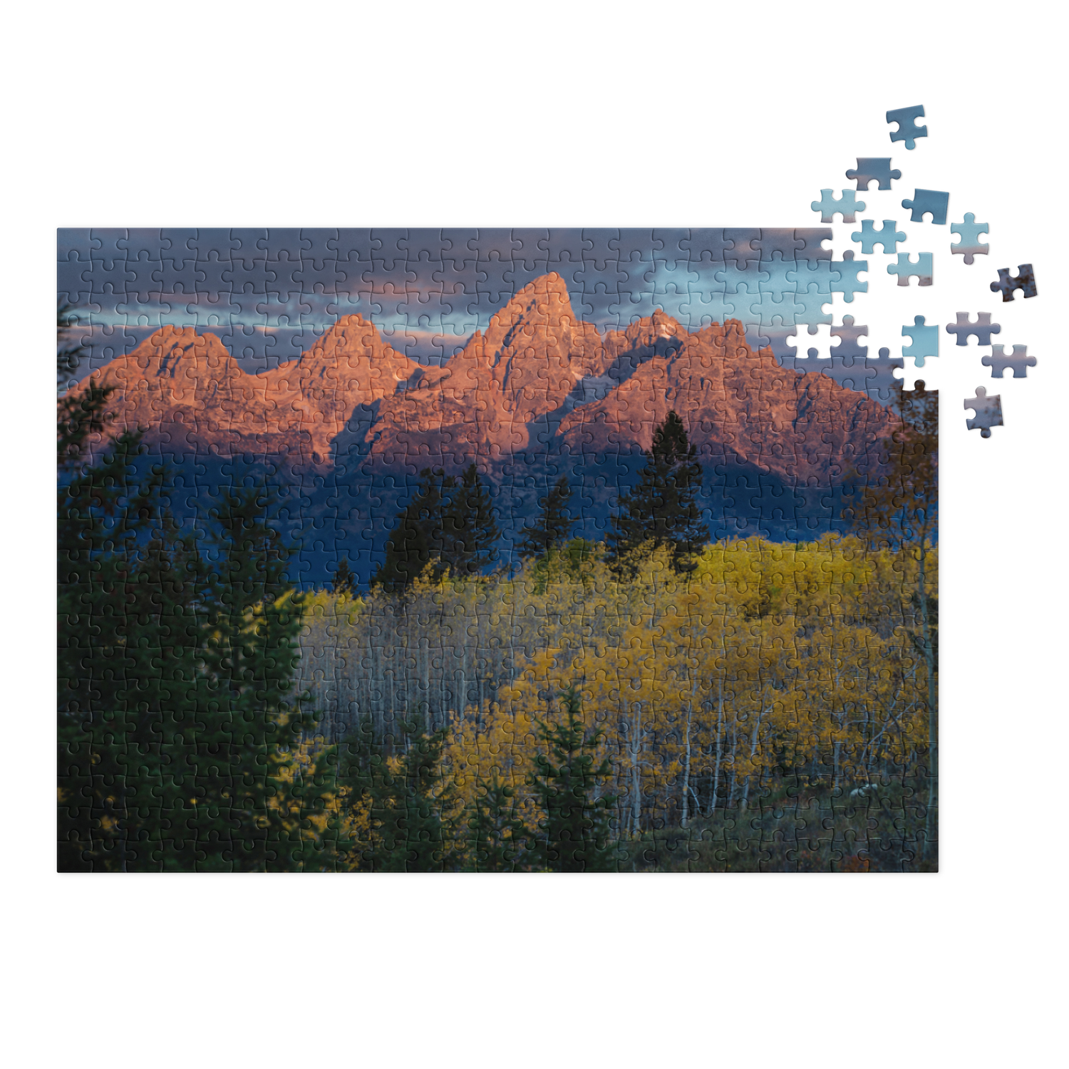 Grand Teton Fall Puzzle – Piece Together Autumn&