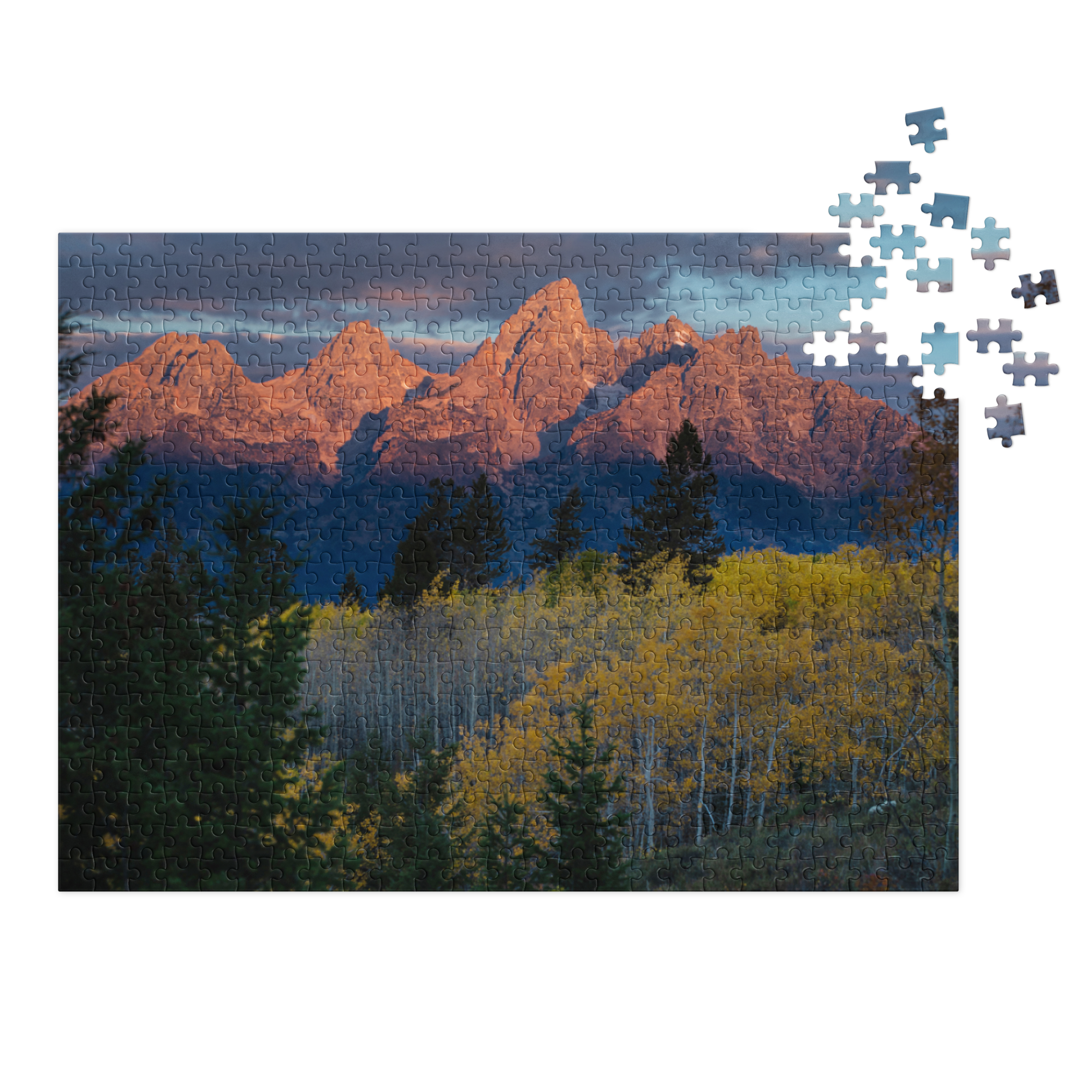 Grand Teton Fall Puzzle – Piece Together Autumn&