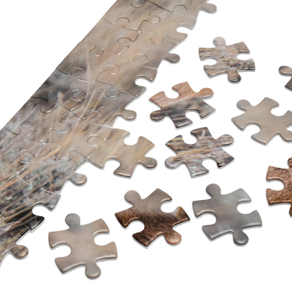 Pronghorn Jigsaw puzzle with tin