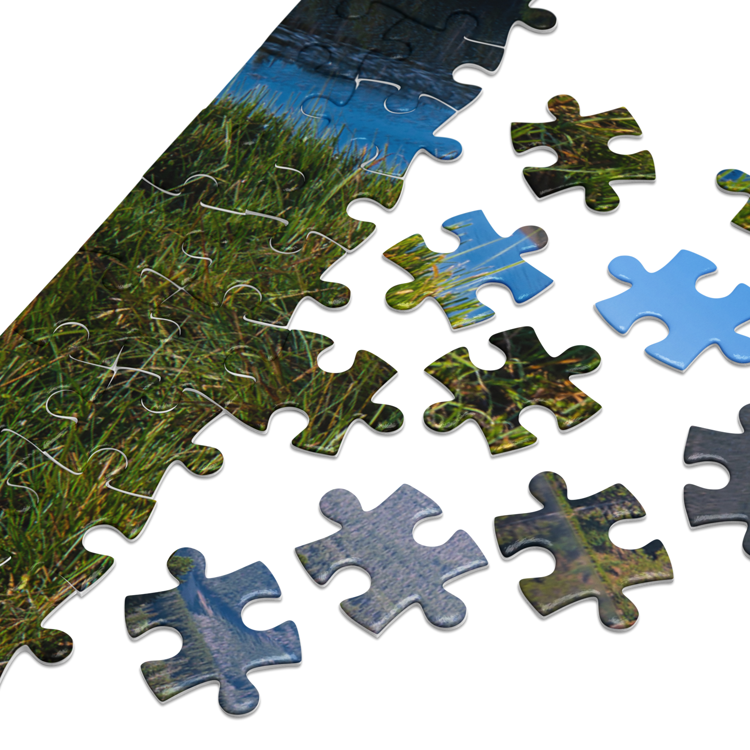 Wyoming Range 2 Jigsaw puzzle with tin