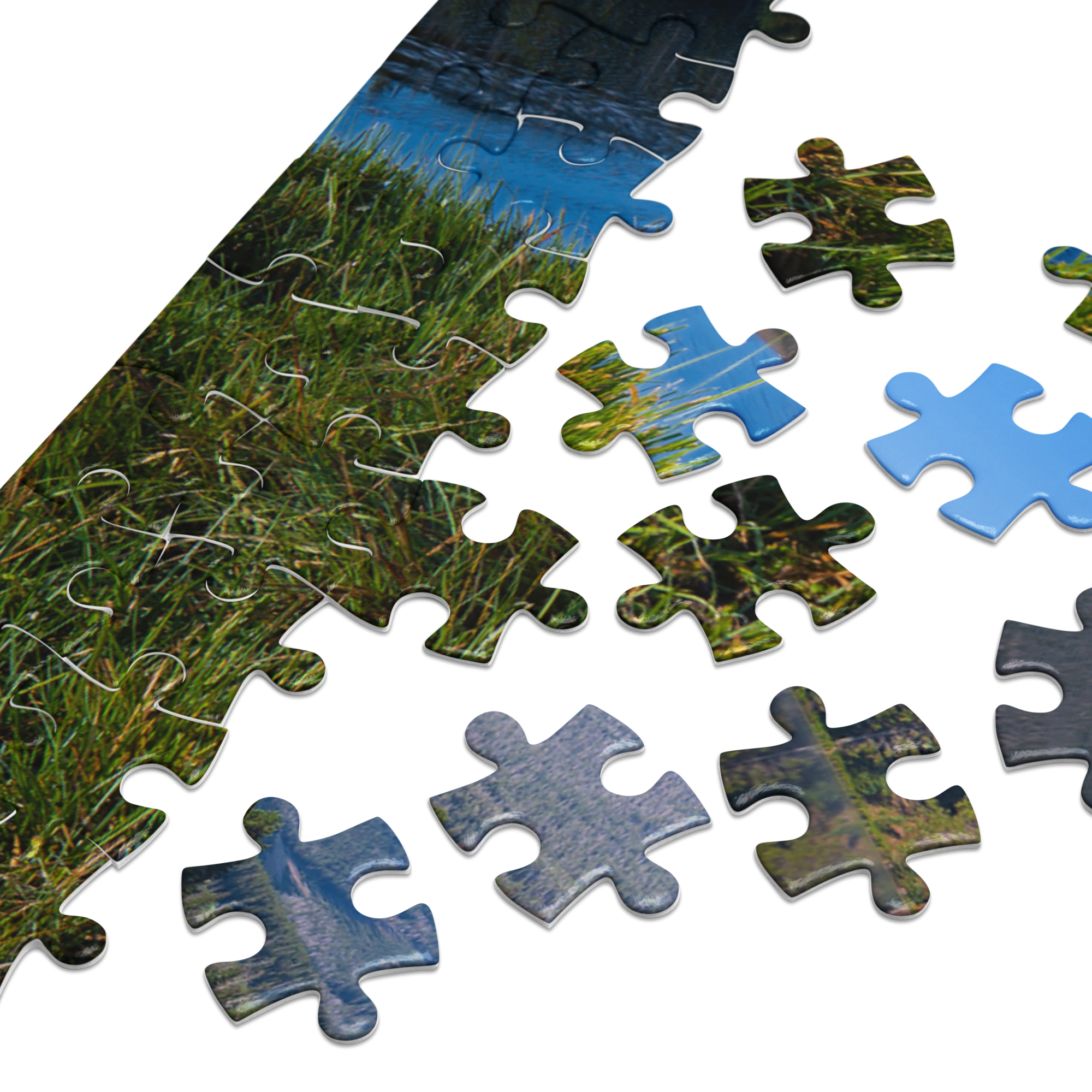 Wyoming Range 2 Jigsaw puzzle with tin