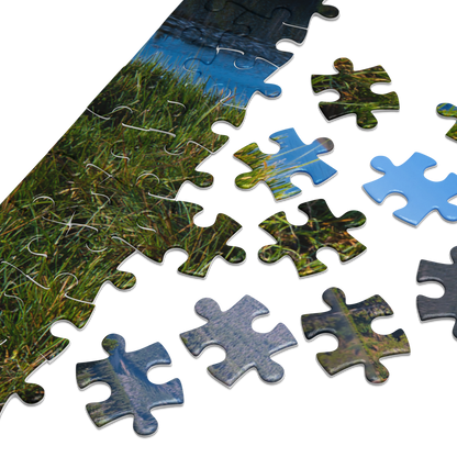 Wyoming Range 2 Jigsaw puzzle with tin