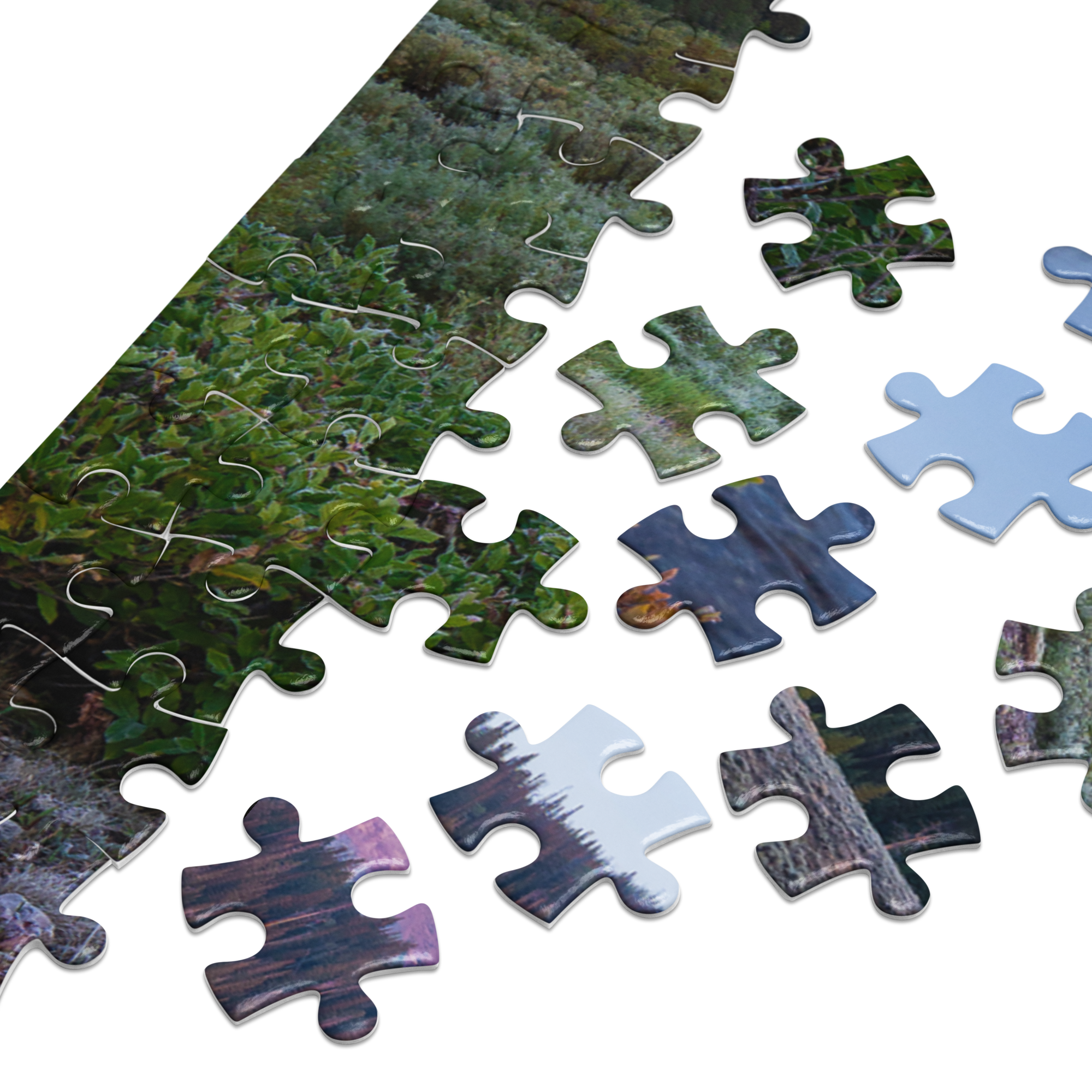 Wyoming Range Jigsaw puzzle with tin