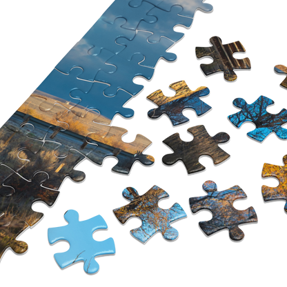 Old Cabin Puzzle | A Quiet Wyoming Morning, Piece by Piece