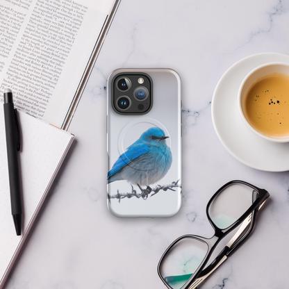 Mountain Bluebird Promise MagSafe® tough case for iPhone®