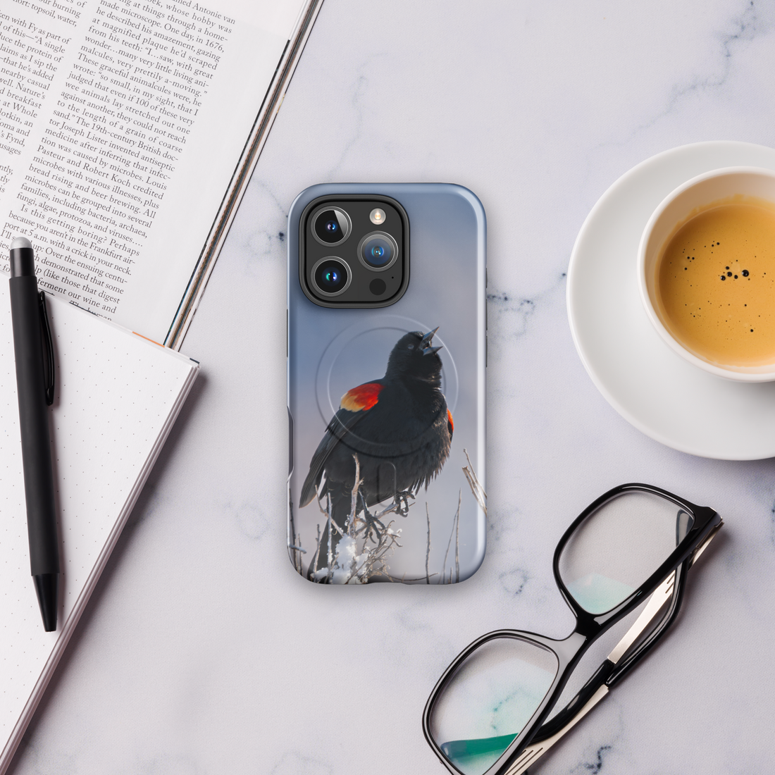 Red-winged Blackbird Return MagSafe® tough case for iPhone®