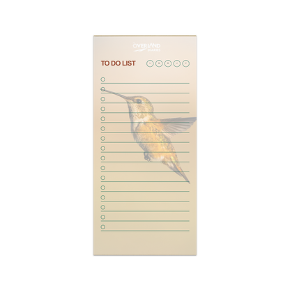 Hummingbird Notepad for Quiet Souls