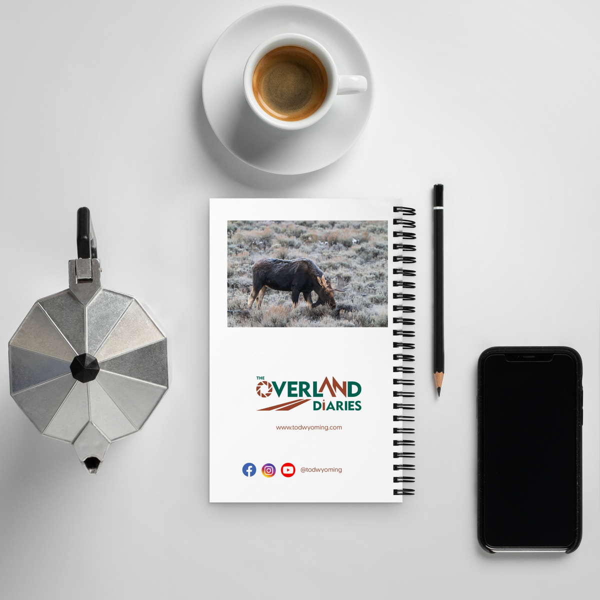 Where the Moose Roam Notebook | A Place for Your Wildest Thoughts