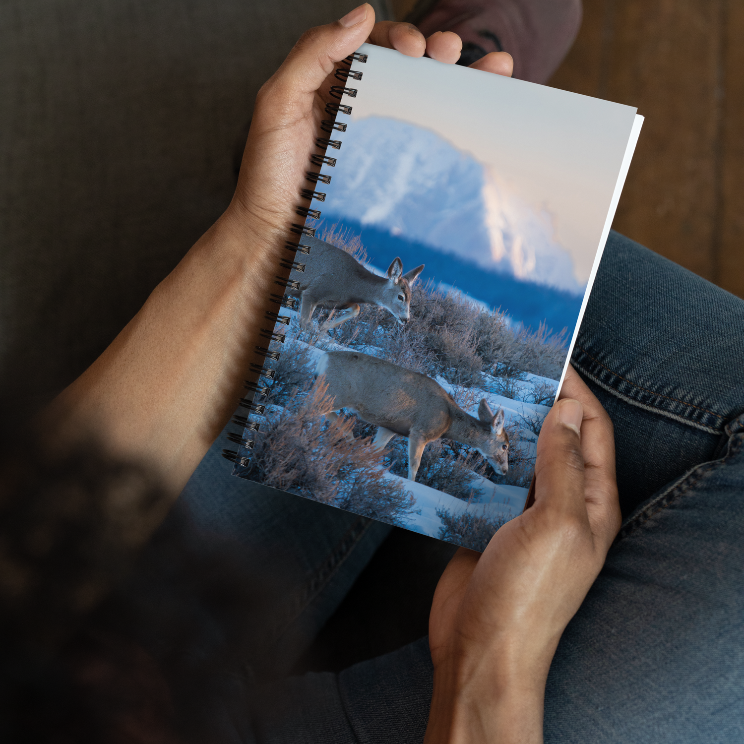 Deer in the Snow: The Notebook That Brings Wyoming Winter to Life