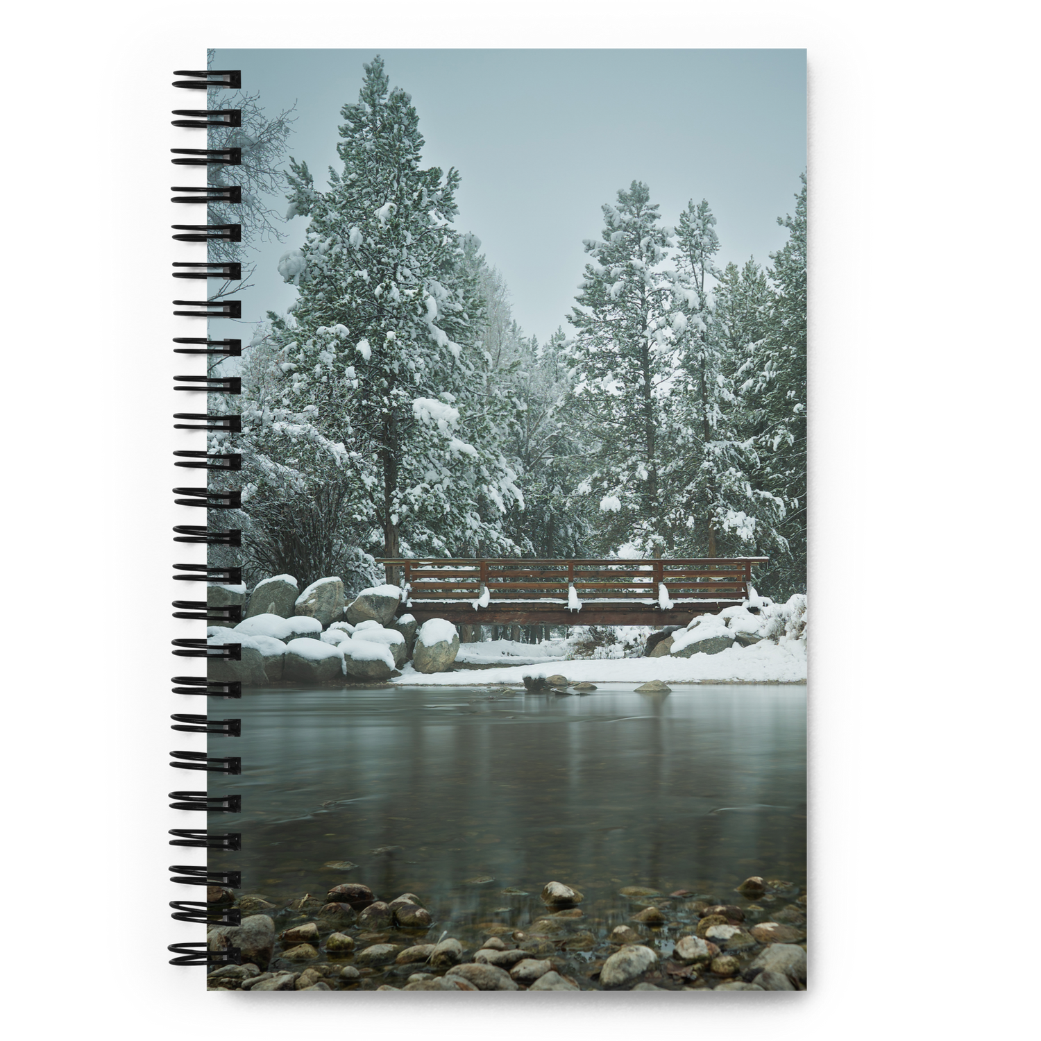 Winter Scenery Notebook: Capture the Magic of Wyoming