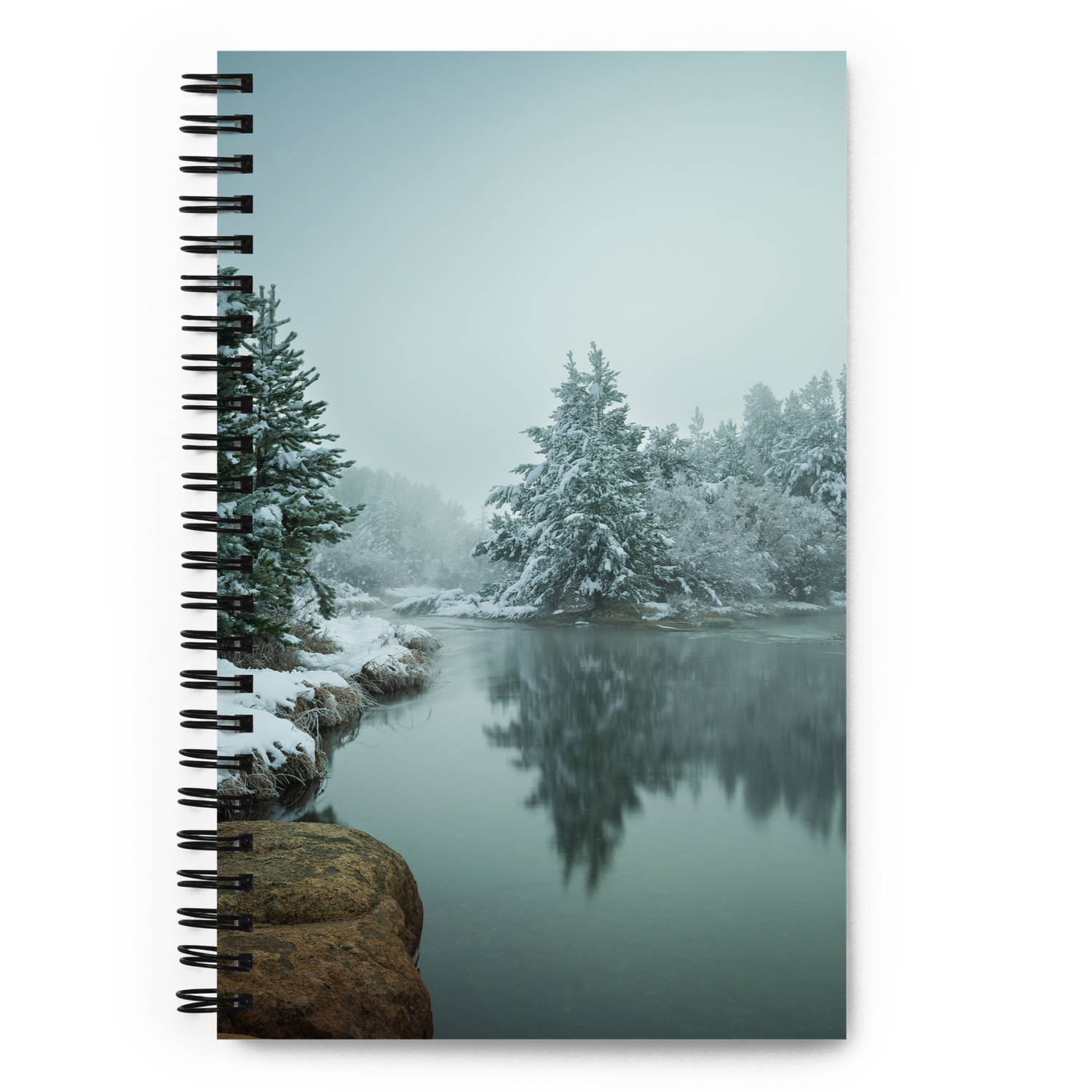 Notebook of Winter Scenery: Where Every Page Feels Like Wyoming’s First Snow