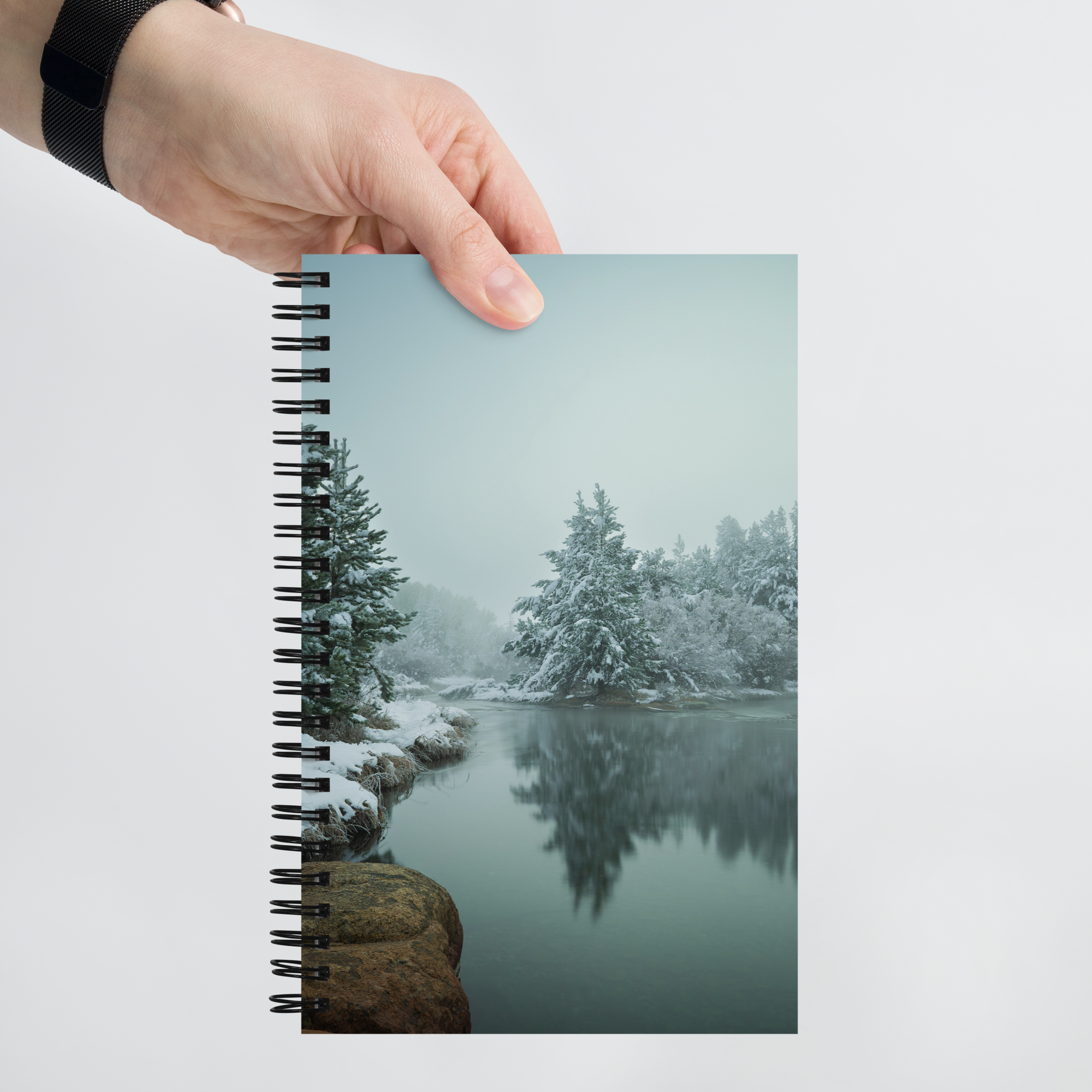 Notebook of Winter Scenery: Where Every Page Feels Like Wyoming’s First Snow