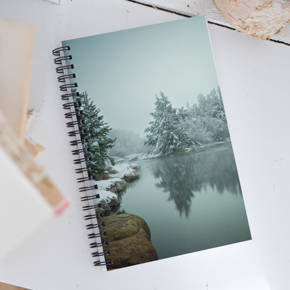 Notebook of Winter Scenery: Where Every Page Feels Like Wyoming’s First Snow