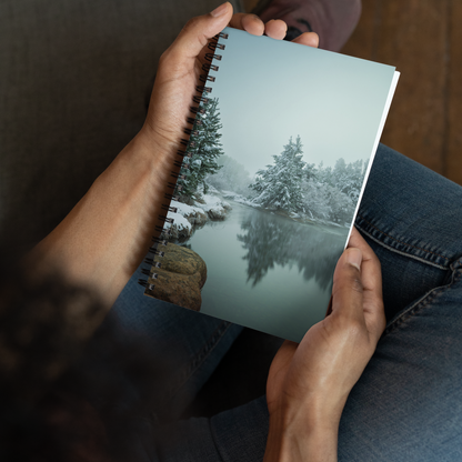 Notebook of Winter Scenery: Where Every Page Feels Like Wyoming’s First Snow