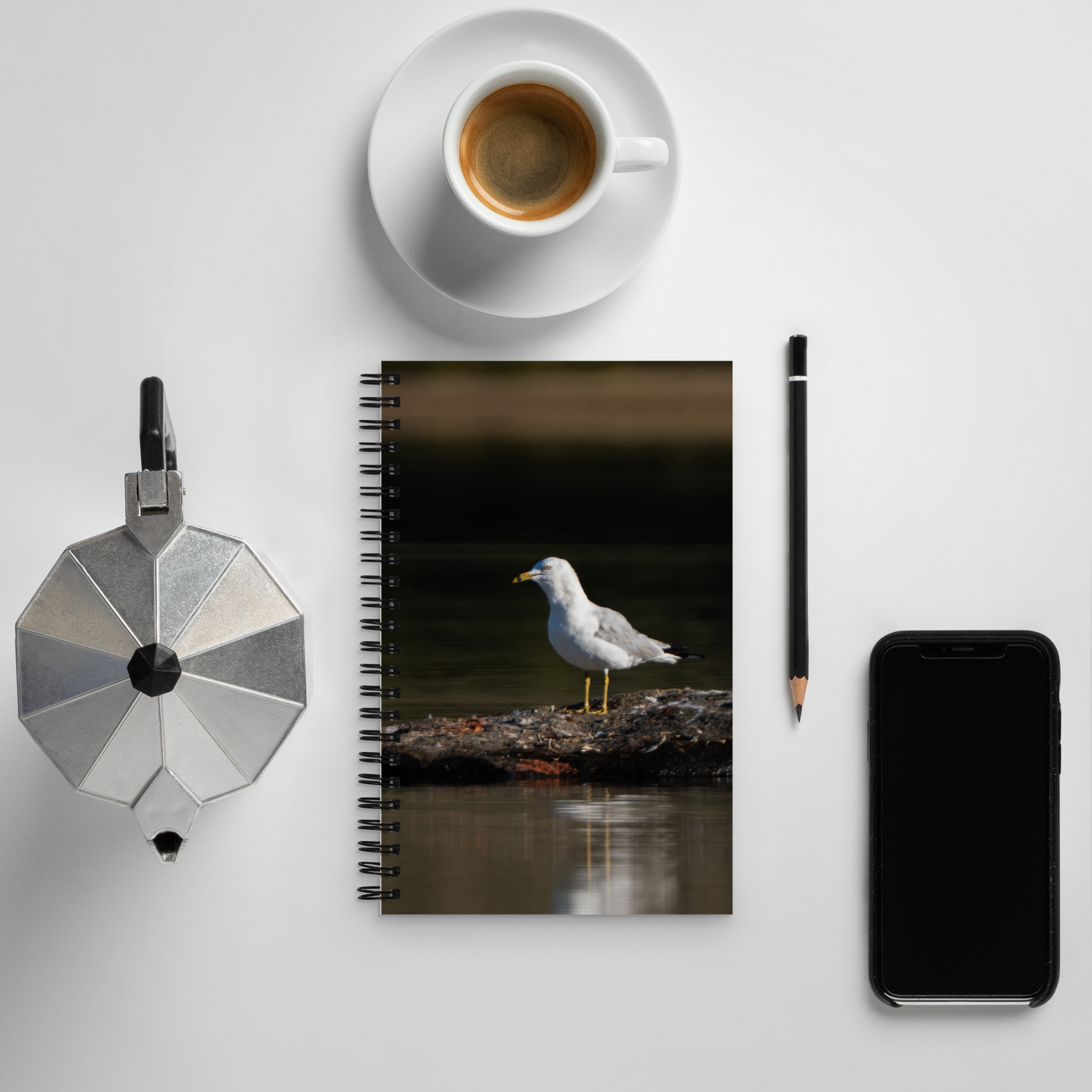 Seagull Sunrise Notebook