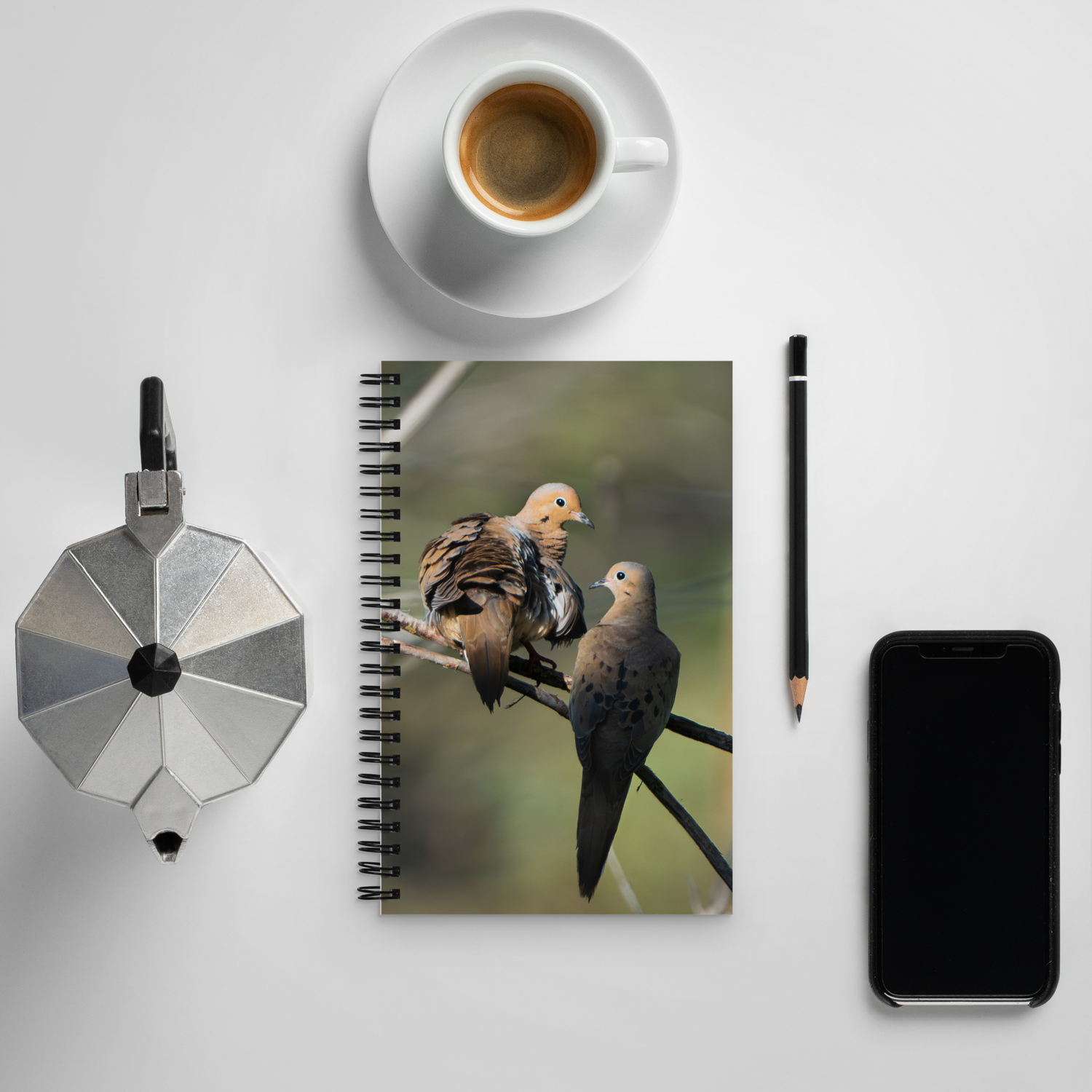 Golden Morning Mourning Dove Notebook