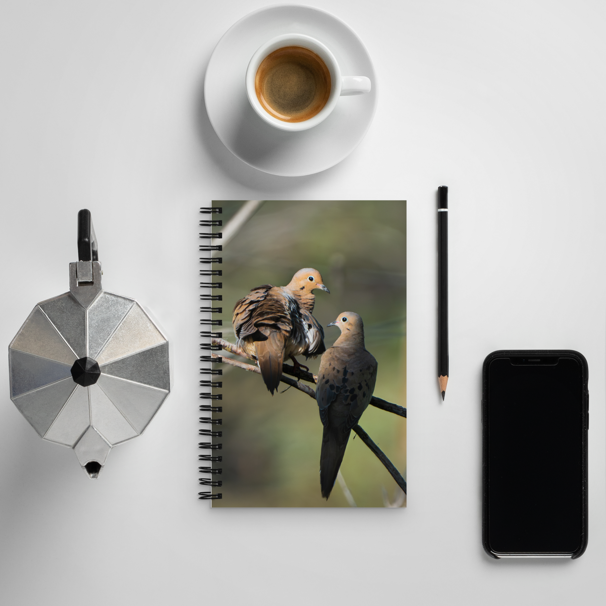 Golden Morning Mourning Dove Notebook