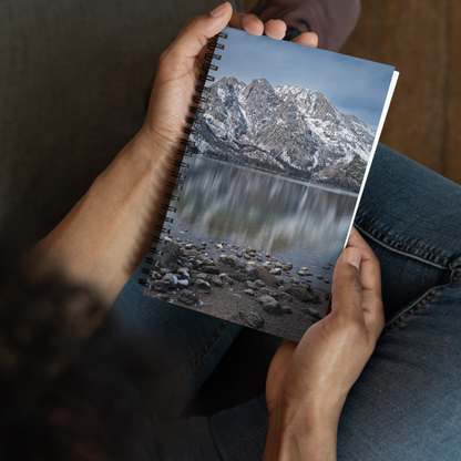 Jenny Lake View Notebook | A Quiet Moment in Grand Teton National Park