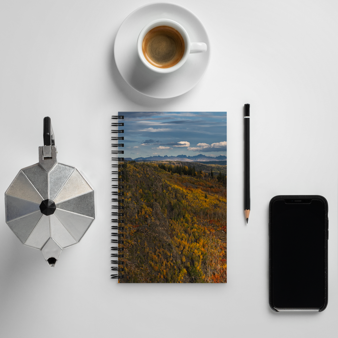 Aerial View of the Wind River Range Notebook | A Wyoming Mountain Journal for Nature Lovers
