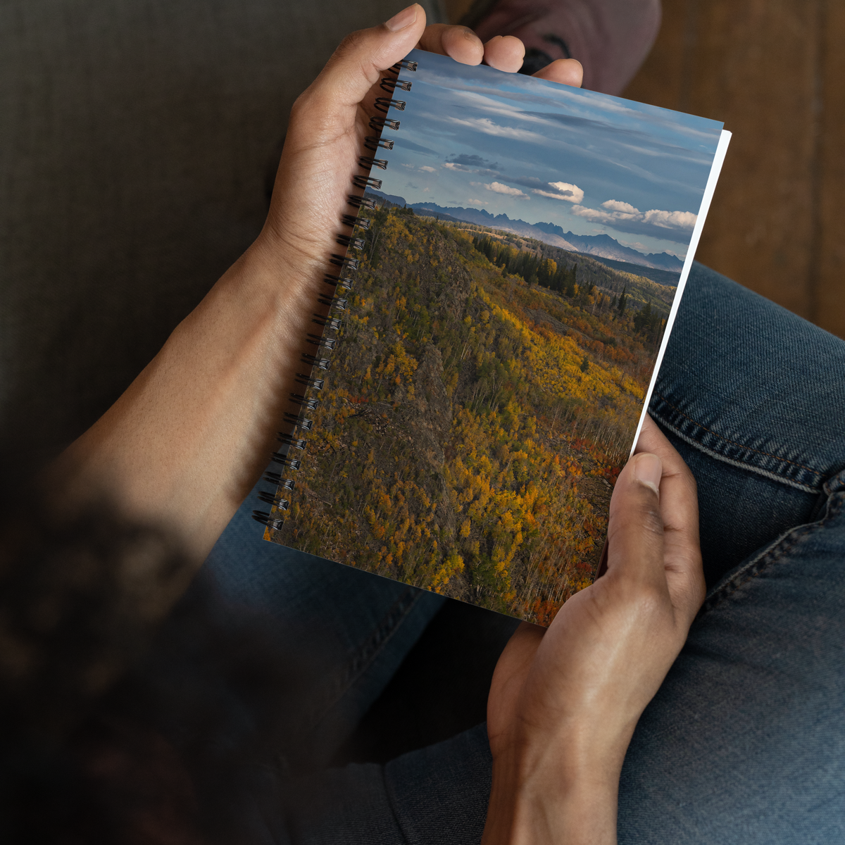Aerial View of the Wind River Range Notebook | A Wyoming Mountain Journal for Nature Lovers