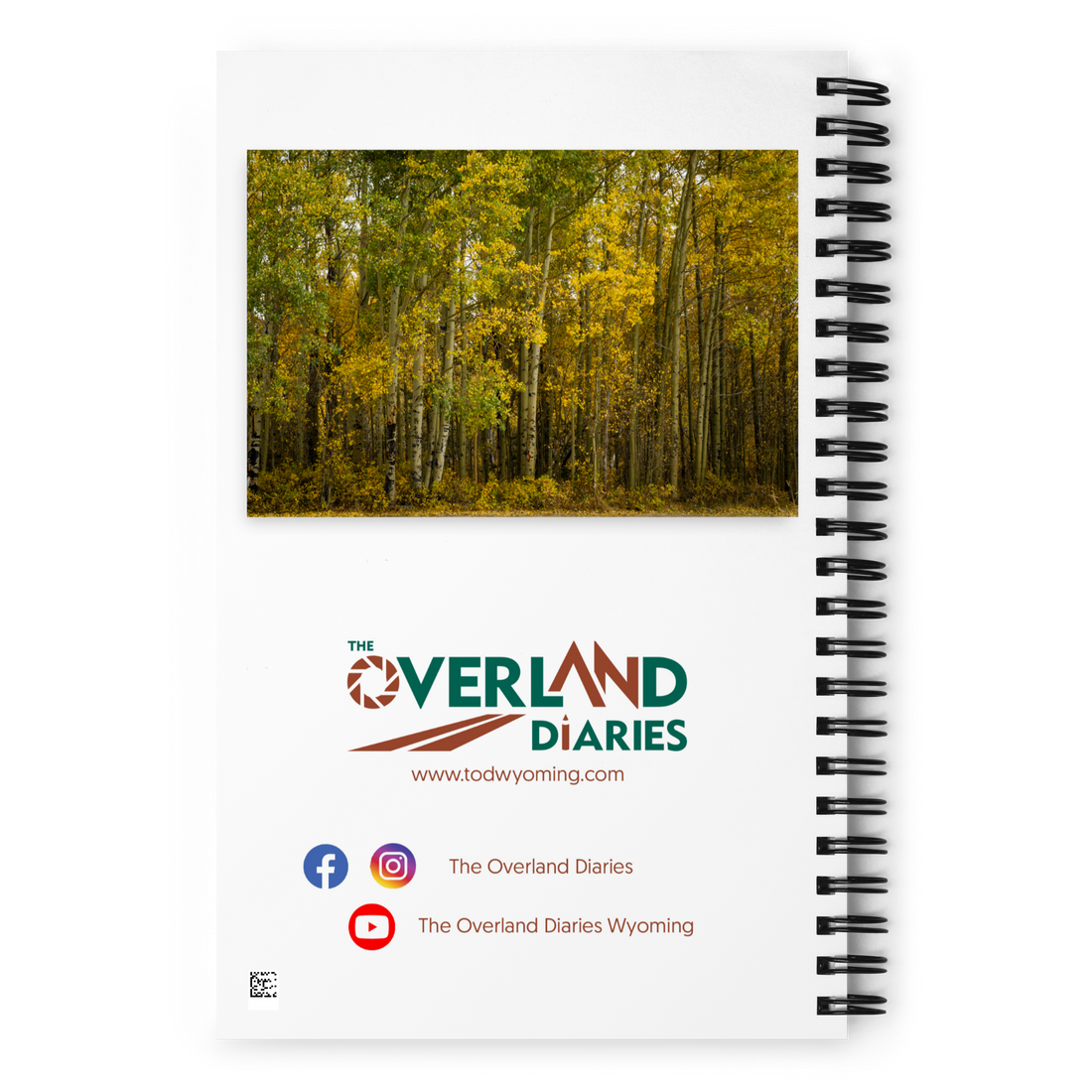 Aspens in the Fall Spiral Notebook