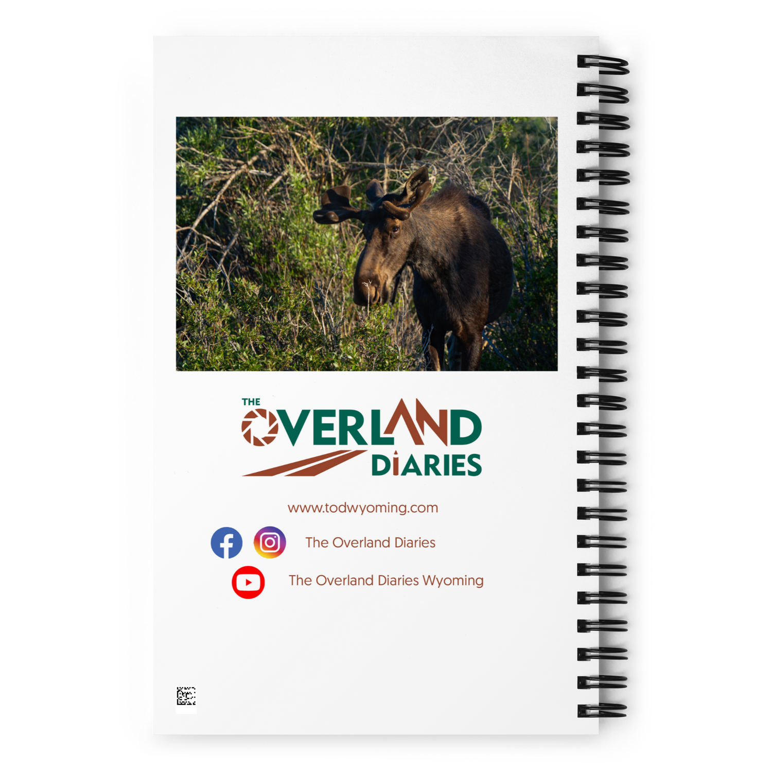 Moose Spiral notebook