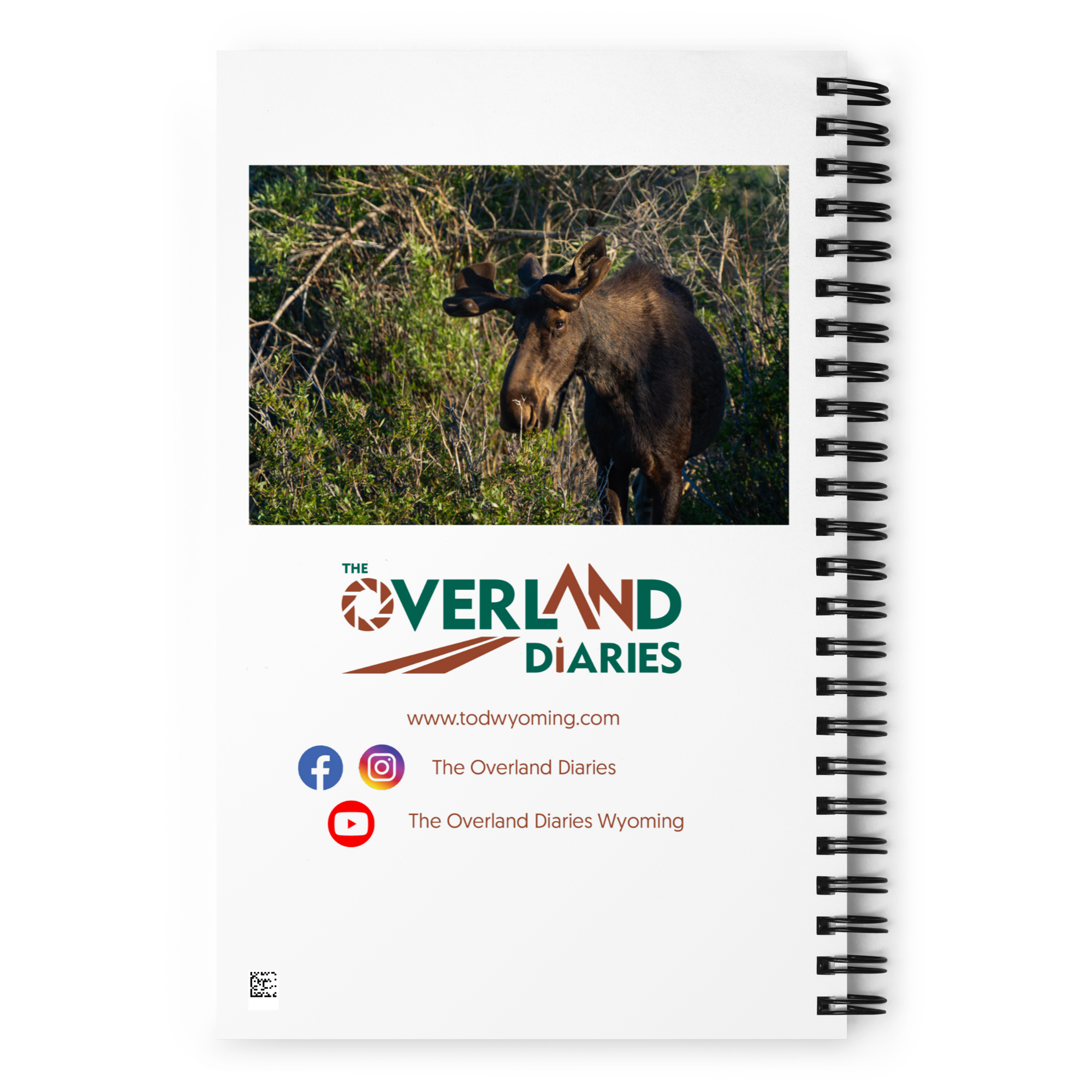 Moose Spiral notebook