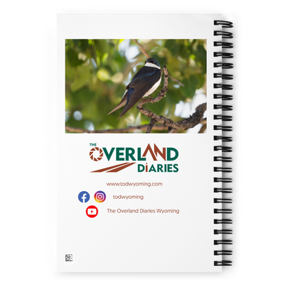Tree Swallow Spiral notebook