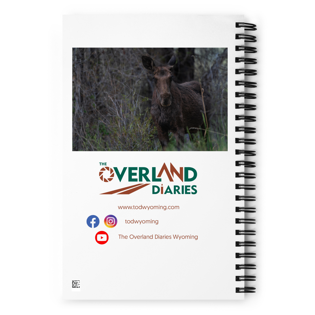 Moose Spiral notebook