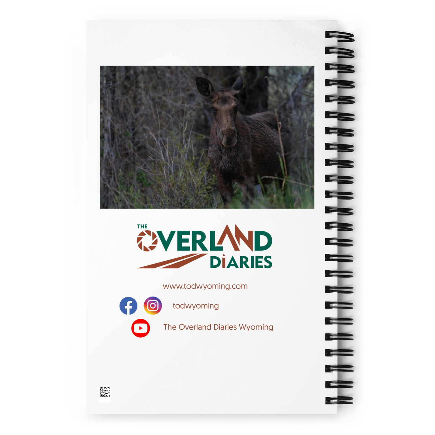Moose Spiral notebook